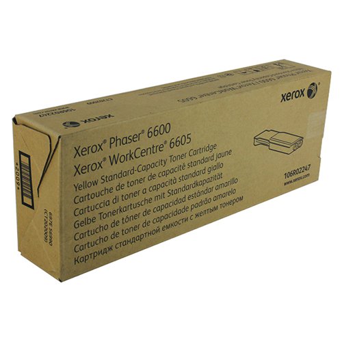 Xerox Phaser 6600 Yellow Toner Cartridge 106R02247