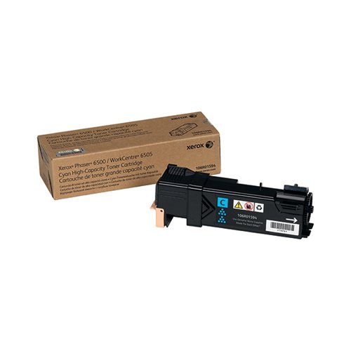 Xerox Phaser 6500 Cyan High Capacity Toner Cartridge 106R01594 XR84973 Buy online at Office 5Star or contact us Tel 01594 810081 for assistance