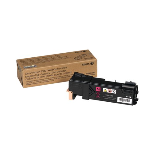Xerox Phaser 6500 Magenta High Capacity Toner Cartridge 106R01595