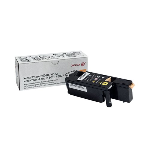 Xerox Phaser 6020/6022 WorkCentre 6025/6027 Toner Cartridge Yellow 106R02758
