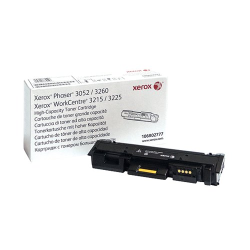 XR86455 Xerox Phaser 3052/3260 WorkCentre 3215/3225 Toner Cartridge High Capacity Black 106R02777