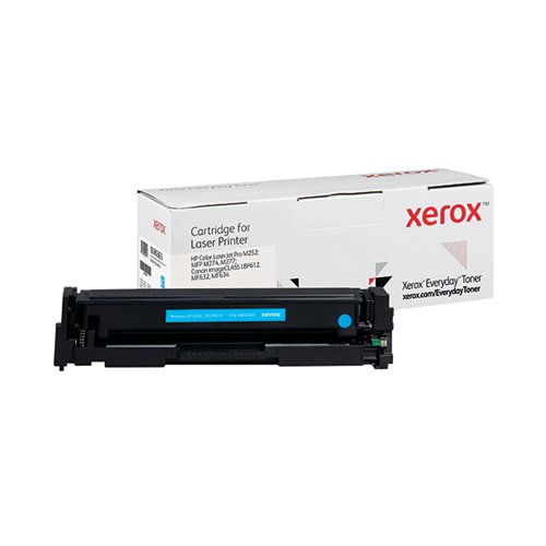 Xerox Everyday Replacement For CF401X/CRG-045HC Laser Toner Cyan 006R03693