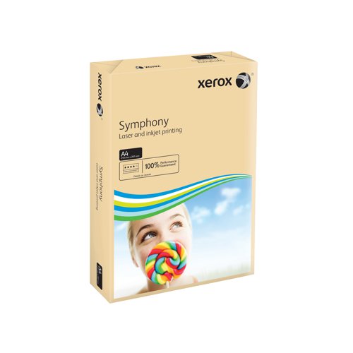 Xerox Symphony Pastel Tints Salmon Ream A4 Paper 80gsm 003R93962 (Pack of 500) 003R93962 - Xerox - XX93962 - McArdle Computer and Office Supplies