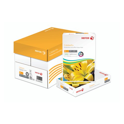 Xerox Colotech+ A4 Paper 120gsm Ream White (Pack of 500) 003R99009 XX99009 Buy online at Office 5Star or contact us Tel 01594 810081 for assistance