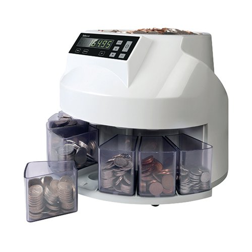 Safescan Mixed Coin Counter and Sorter Sterling Grey 113-0568