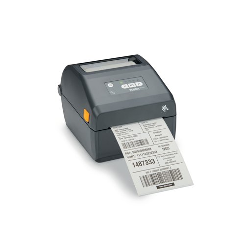 The ZD421 thermal transfer advanced desktop printer delivers the features, flexibility, reliability and security. Including Zebra's Print DNA software suite, it is easy to setup, operate, manage, maintain and secure. The ideal choice for sustainable label printing in retail, hospitality, transportation and logistics, light manufacturing, or even in healthcare, the ZD421 can also be used as a portable printer due to its compact footprint.