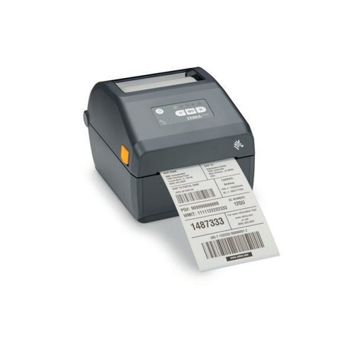 The ZD421 thermal transfer advanced desktop printer delivers the features, flexibility, reliability and security. Including Zebra's Print DNA software suite, it is easy to setup, operate, manage, maintain and secure. The ideal choice for sustainable label printing in retail, hospitality, transportation and logistics, light manufacturing, or even in healthcare, the ZD421 can also be used as a portable printer due to its compact footprint.