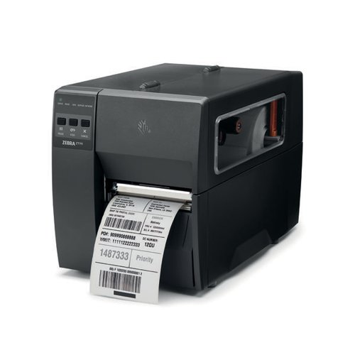 The ZT111 industrial label printer with high print speed, creates high quality labels suitable for merchandise tags and shipping labels and more. Ideal for use in healthcare, transport and logistics, retail and manufacturing. Featuring a space saving footprint and large ribbon roll capacity, the ZT111 enhances productivity and flexibility. This powerful entry level industrial label printer is supplied in black.