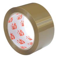 5 Star Office Packaging Tape Polypropylene 48mmx66m Buff (Pack of 6)