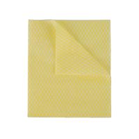 2Work Economy Cloth 420x350mm Yellow (Pack of 50) 104420YELLOW