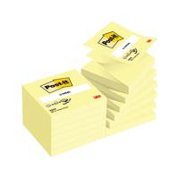 Post-it Z-Notes 76x76mm Canary Yellow (Pack of 12) R330