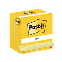 Post-it Notes 76x127mm 100 Sheets Canary Yellow (Pack of 12) 655-CY