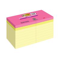 Post-it Super Sticky Notes Canary Yellow 76 x 76mm 90 sheet Pack of 18 654SS-P14CY+4C