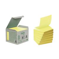 Post-it Recycled Z-Notes 76 x 76mm Canary Yellow (Pack of 6 Pads) R330-1B
