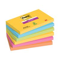 Post-It Super Sticky Notes 76x127mm Rio (Pack of 6 Pads) 655-6SS-RIO-EU