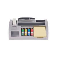 Post-it Desk Organiser Silver 6 Compartment 7000062207