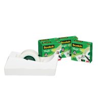 Scotch Magic Tape 810 x 4 + FOC Dispenser (Pack of 4) SM4-W-EU