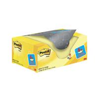 Post-it Notes 38x51mm Canary Yellow (Pack of 20 Pads) 653CY-VP20