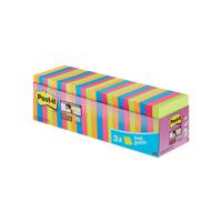 Post-it Super Sticky 76x76mm Assorted (Pack of 24 Pads) 654-SS-VP24COL-EU