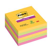 Post-It Super Sticky XL Notes 101x101mm Lined Rio (Pack of 6) 675-SS6-RIO