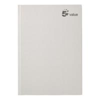 5 Star Value Casebound Notebook 70gsm Ruled 192pp A4 (Pack of 5)