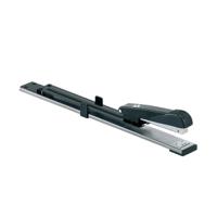 5 Star Office Stapler Long Arm Full Strip 300mm Reach Capacity 20 Sheets Black