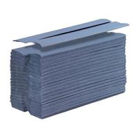 5 Star Facilities Hand Towel C-Fold 1-Ply Recycled 220x305mm Blue (Pack of 15)