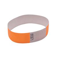 Announce Wrist Band 19mm Orange (Pack of 1000) AA01836