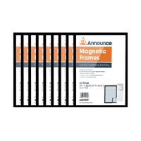 Announce Magnetic Frame A3 Black (Pack of 10) AA01851