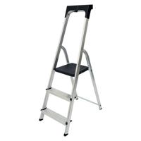 Werner Promaster 3 Tread Step Ladder with High Safety Hand Rail 7410318