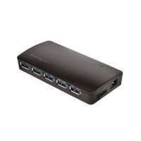 Kensington USB 3.0 7-Port Hub and Charger Black K33980EU