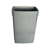 Addis Grey 54 Litre Recycling Bin Kit Base Metallic (Pack of 3) 505574