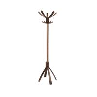 Alba Cafe Coat Stand 550x550x1760mm Dark Wood PMCAFE