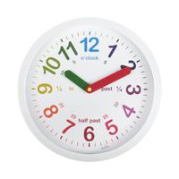 Acctim Lulu Time Teaching Wall Clock 260mm White 21882