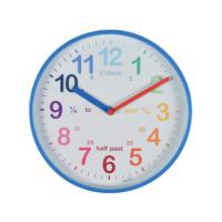 Acctim Wickford Time Teaching Clock Blue Edging 22529