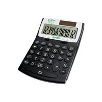 Aurora Black /White 12-Digit Desk Calculator EC707