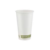 Planet 16oz Single Wall Plastic-Free Hot Cup (Pack of 50) PFHCSW16