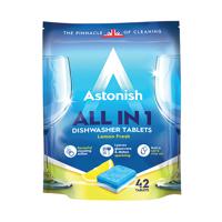 Astonish All in 1 Dishwasher Tablets Blue (Pack of 42) AST22180
