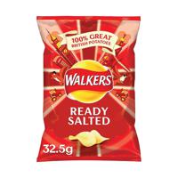 Walkers Ready Salted Crisps 32.5g (Pack of 32) 121797