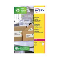 Avery Recycled Ring Binder Label 7/Sheet White (Pack of 105) LR4760-15