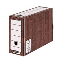 Bankers Box Premium 127mm Transfer File Woodgrain (Pack of 5) 5305