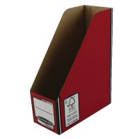 Fellowes Red/White Bankers Box Premium Magazine File (Pack of 10) 0722604