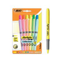 Bic Highlighter Grip Pastel Assorted (Pack of 12) 992562
