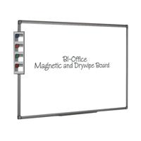 Bi-Office Aluminium Finish Magnetic Whiteboard 600x450mm MB0406186