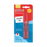 Berol Handwriting Pen Blister Card Blue (Pack of 24) S0672920