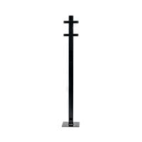 Evec Mounting Post for 1x Wall Mount Charger Steel Black SCP01