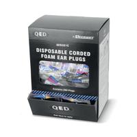 QED Corded Disposable Ear Plug SNR39db (Pack of 200) QED301C