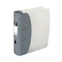 Hermes Lever Arch File Heavy Duty A4 78mm Capacity Silver 832006