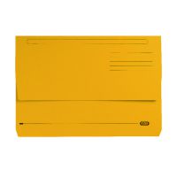 Elba Bright Manilla Foolscap Yellow Document Wallet 290gsm 100090141