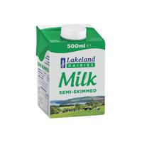 Lakeland Semi-Skimmed Milk 500ml (Pack of 12) A08087
